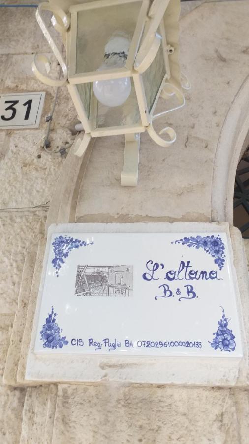 Bed and Breakfast Altana Di Tufo Molfetta Exterior foto